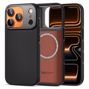 Tech-Protect Kevlar Aramid MagSafe Suojakuori iPhone 17 Pro Max:lle - Musta