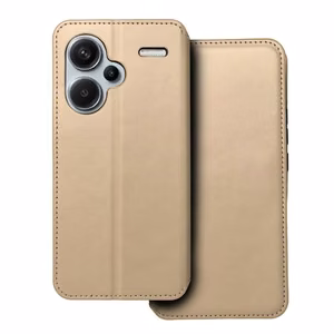 Dual Pocket Book Läppäsuojakuori Xiaomi Redmi NOTE 13 PRO PLUS 5G kultainen