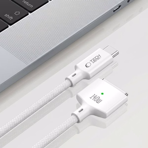 Tech-Protect MMC01 Ultraboost USB-C / USB-C MagSafe 3 140W 200cm kaapeli MacBook - valkoinen