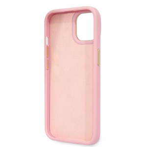 Guess Croco Collection Suojakuori iPhone 14 Plus:lle - vaaleanpunainen