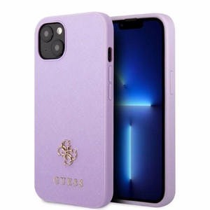 Guess GUHCP13SPS4MU iPhone 13 mini 5.4" violetti/violetti kovakuori Saffiano 4G Small Metal Logo