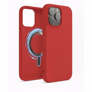 Puhelimen suojakuori „TM MagSafe Silicone“ iPhone 12 (iPhone 12 Pro) / Strawberry /