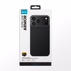 Musta Benks Magnetic Armor Air 600D kevlar- ja metallikehyksinen suojakuori (C.K.FL.AP.BK.A072) malleihin iPhone 18 Pro / iPhone 17 Pro