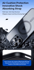 Rock Guard Touch Matte Series Magneettinen Suojakuori iPhone 15 Plus:lle valkoinen