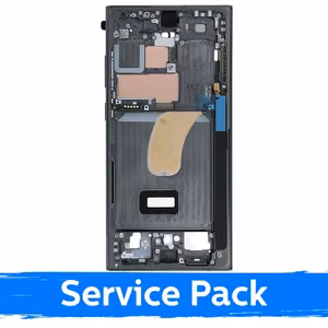 Mid-Frame Housing for Samsung S918 S23 Ultra / Green / (Service Pack)