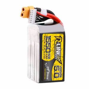 Lipo Tattu R-Line -akku, versio 5.0, 1550 mAh, 22,2 V, 150C, 6S, XT60-liittimellä