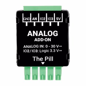 SHELLY 0-30V analogiamoduuli – Shelly Pill -lisäosa