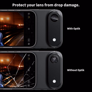 Tech-Protect Camring Fit+ kameran suojus iPhone 17 Air:lle - kirkas