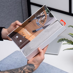 Pöytäteline kannettavalle tietokoneelle ja tabletille taitettava Forcell F-Grip Fold Stand H Pro harmaa