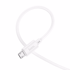 Kaapeli USB A - Micro USB Hoco 2,4A 1 m X88 valkoinen