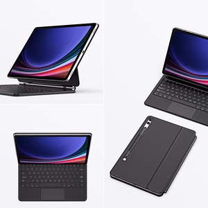 Dux Ducis MK Series Suojakuori Bluetooth-näppäimistöllä Samsung Galaxy Tab S9+ / S8+ / S7+:lle - musta