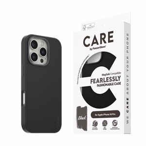 CARE by PanzerGlass Fashion suojakuori iPhone 16 Pro 6.3' musta/musta MagSafe 1378