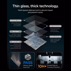 Spigen Glas.tR EZ Fit Pro AC karkaistu lasi mallille Samsung Galaxy S26 FE