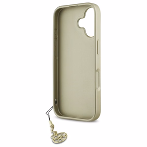Guess 4G Charms Collection suojakuori iPhone 16 Plus:lle - musta
