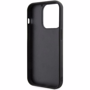 Karl Lagerfeld KLHCP14L3DRKHNK iPhone 14 Pro 6.1 musta/musta suojakuori Rubber Choupette 3D