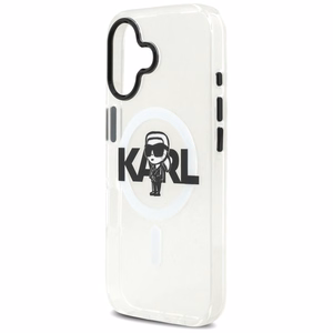 Karl Lagerfeld IML Karl Sketch Logo MagSafe Suojakuori iPhone 17:lle - Läpinäkyvä