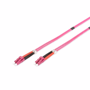 Digitus Fiber Optic Multimode DK-2533-03-4 Patch cord Length 3 m Erika violet