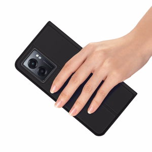 Dux Ducis Skin Pro Holsterin suojus läpällä Realme Narzo 50A musta