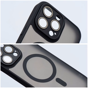 Kotelo mallille Samsung S26 FE / S25 FE Variete Mag Cover MagSafe-yhteensopiva (väri: musta)