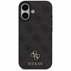 GUESS 4G Small Classic Logo MagSafe -suojakuori iPhone 17 - musta