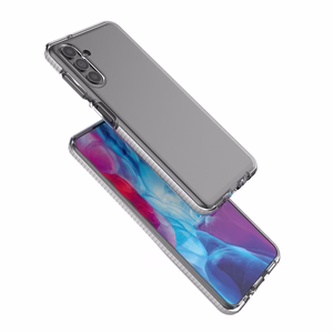 Spring Case Cover Geelisuojus värikehyksellä Samsung Galaxy A13 5G vaaleanpunainen vaaleanpunainen