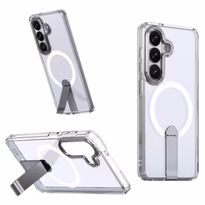 Hybrid Armor X Case for Samsung Galaxy A57 with Stand MagSafe Compatible Transparent