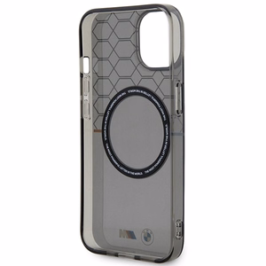 BMW BMHMP14SHGPK Suojakuori iPhone 14 6.1" harmaa/harmaa Pattern MagSafe