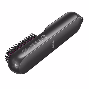 Hoco HP45 -hiustensuoristin kammalla, harmaa
