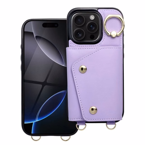 Suojakuori iPhone 12 / 12 PRO:lle Wonder lompakolla liila