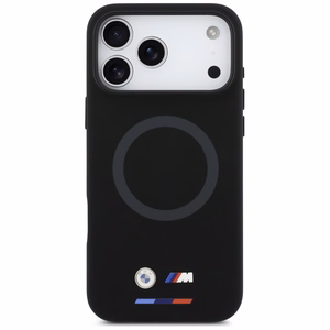 BMW M Silicon Logo MagSafe Suojakuori iPhone 17 Pro Maxille - Musta