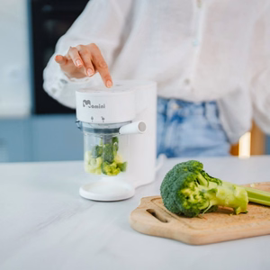 Momini YummyMaker 5-in-1-höyrytehosekoitin vauvanruoalle, itsesterilointitoiminto