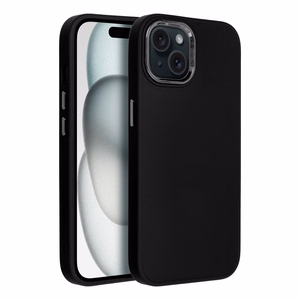 FRAME kotelo iPhone 15 musta