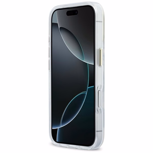 Karl Lagerfeld IML Choupettes Karl Script Logo MagSafe Suojakuori iPhone 17 Pro:lle - Läpinäkyvä