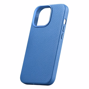 iCarer Litchi Premium Nahkakotelo iPhone 14 Pro Max Magneettinen nahkakotelo MagSafe vaaleansininen (WMI14220712-LB)