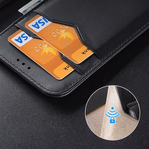 Dux Ducis Hivo Samsung Galaxy S25 Edge Suojakuori kielekkeella ja RFID-suojauksella - musta