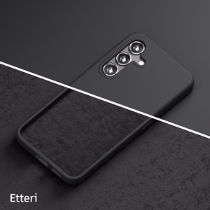 Etteri Silikoninen Suojakuori Samsung Galaxy S25:lle musta