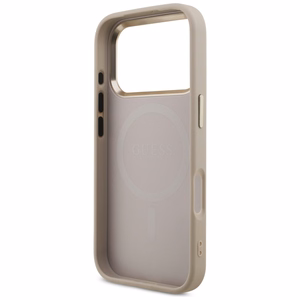 Guess 4G Triangle Logo MagSafe -suojakuori iPhone 17 Pro - ruusukulta