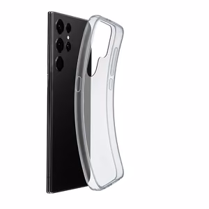 Cellularline Fine suojakuori Samsung Galaxy S23 Ultra -laitteelle, läpinäkyvä