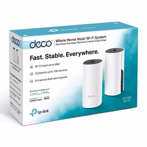 TP-LINK reititin Wi-Fi Mesh AC1200 Deco M4 GbE 2-pakkaus