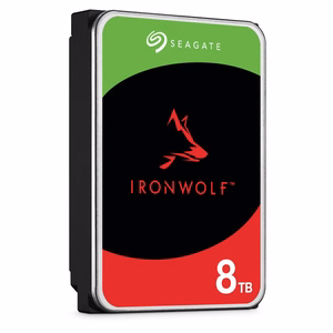 Seagate IronWolf sisäinen kiintolevy 8 TB 256 MB 3.5" Serial ATA III (ST8000VN004)