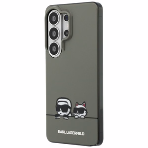 Karl Lagerfeld suojakuori IML Peekaboo Karl ja Choupette MagSafe Samsung Galaxy S26 Ultra:lle musta