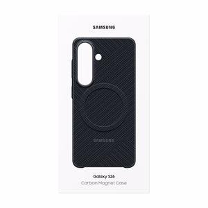 Samsung Carbon Magnet suojakuori Samsung Galaxy S26:lle yhteensopiva MagSafe:n kanssa musta