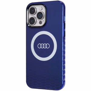Audi IML Big Logo MagSafe Suojakuori iPhone 14 Pro Max:lle - sininen