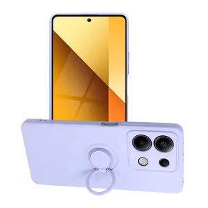 Silikoninen Suojakuori Renkaalla Xiaomi Redmi Note 13 5G:lle violetti