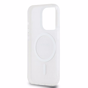 DKNY IML Mono Stripe MagSafe Suojakuori iPhone 15 Pro Max:lle - Vaaleanpunainen