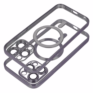 Electro Mag Cover-suojakuori mallille iPhone 17 Pro / 18 Pro, MagSafe-yhteensopiva – musta