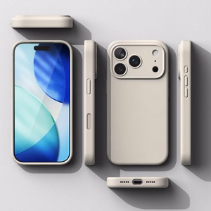 Ringke Silikoninen Magneettinen MagSafe Suojakuori iPhone 17 Pro:lle - Beige