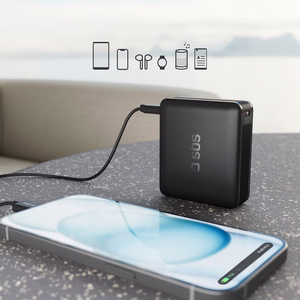 Powerbank SBS TEBB10000HDPD20K 10000 mAh Power Delivery -virtalähteellä - musta