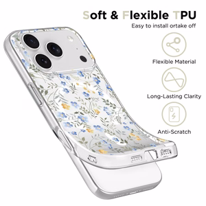 Tech-Protect FlexAir MagSafe Suojakuori iPhone 17 Pro Max:lle - Päivänkakkaroita ja Lehtiä