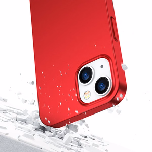 Joyroom 360 Full Case front and back cover for iPhone 13 + tempered glass screen protector red (JR-BP927 red)